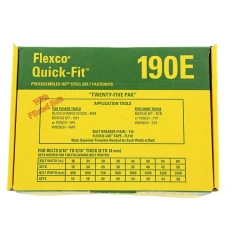 Замки для конвейерных лент Flexco® Bolt Solid Plate 190Е